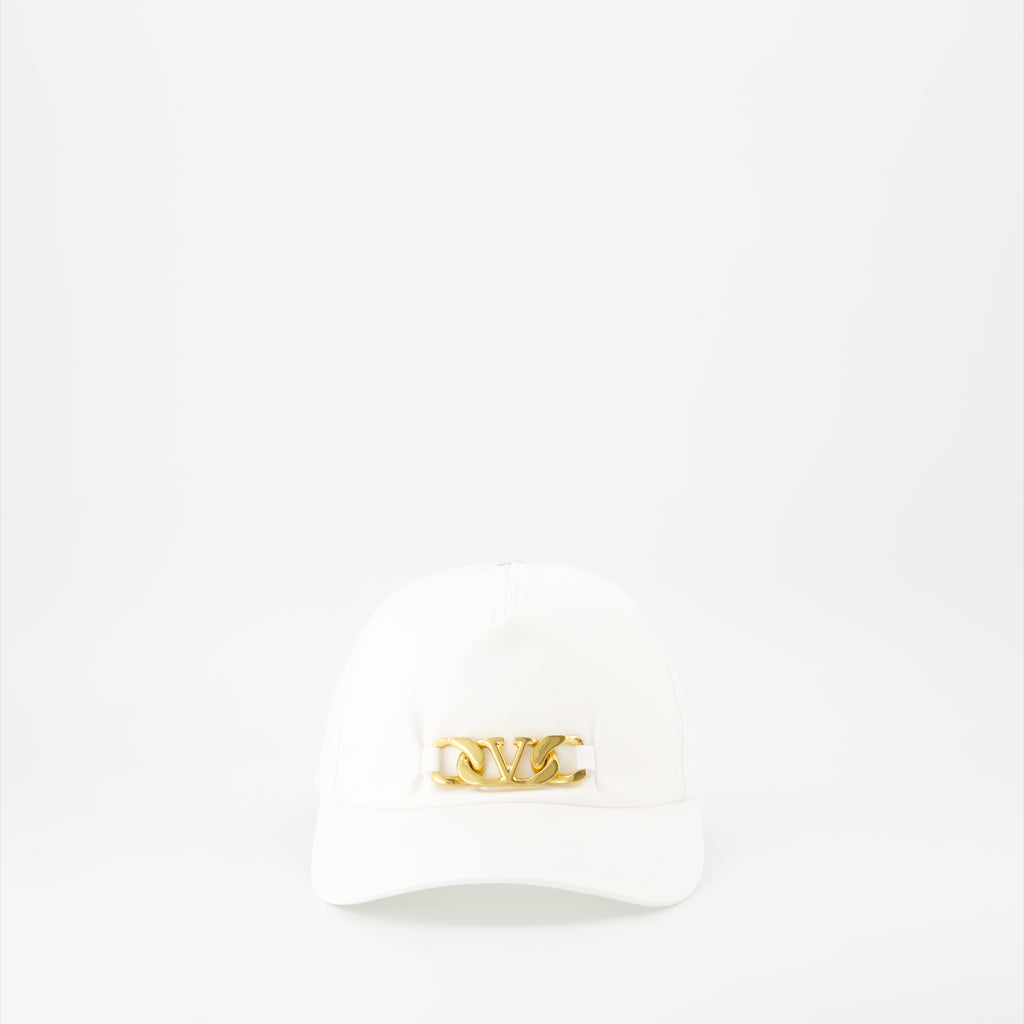 Chapeaux, casquettes et bonnets Casquette VLogo Chain Valentino Garavani Blanc Femme