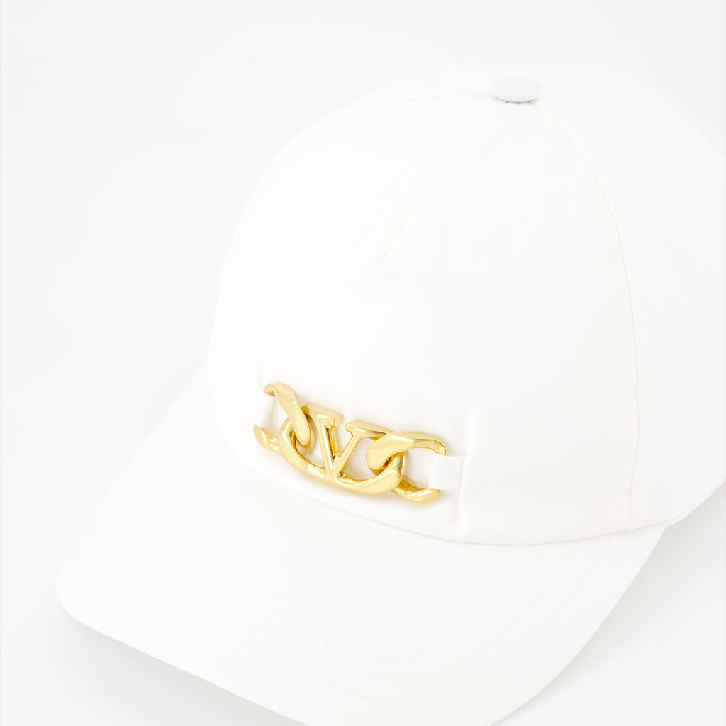 Chapeaux, casquettes et bonnets Casquette VLogo Chain Valentino Garavani Blanc Femme
