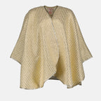 Vestes Poncho Optical Valentino Garavani Doré Femme