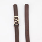 Cintos Ceinture VLogo Valentino Garavani Marrom Femme