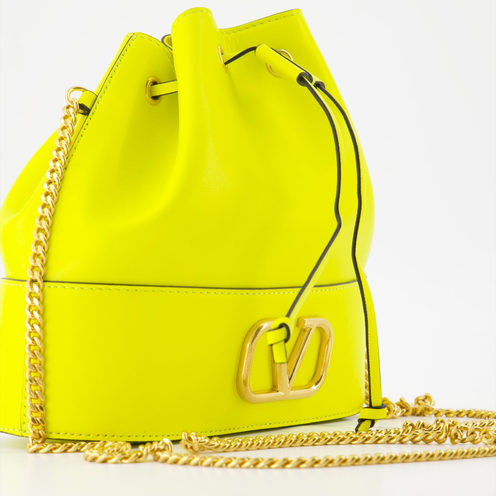 Borse secchiello Sac seau VLogo Valentino Garavani Giallo Femme