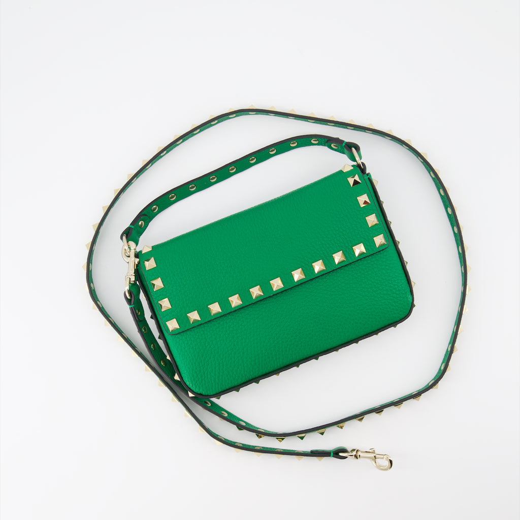 Pochettes Pochette Rockstud Valentino Garavani Vert Femme