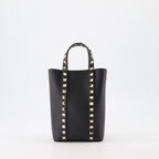Borse secchiello Sac Rockstud Valentino Garavani Nero Femme