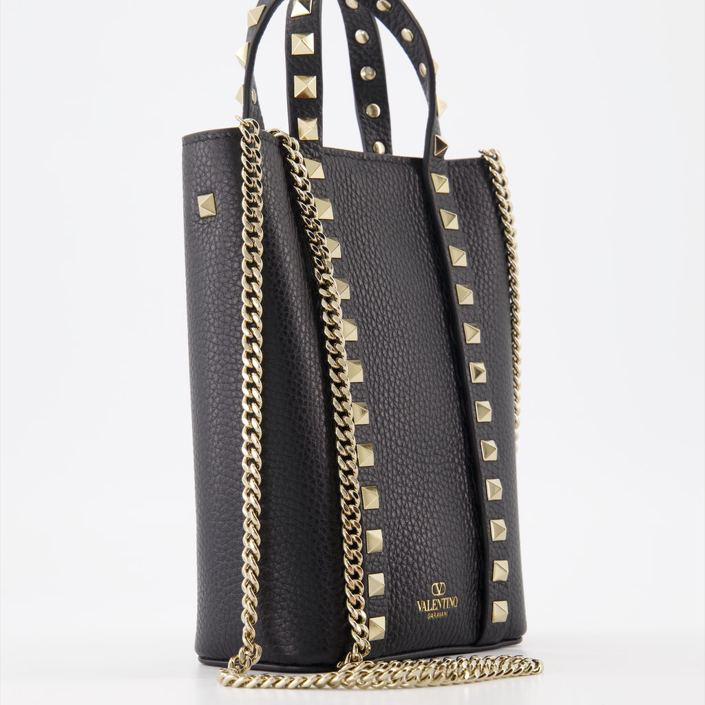 Borse secchiello Sac Rockstud Valentino Garavani Nero Femme
