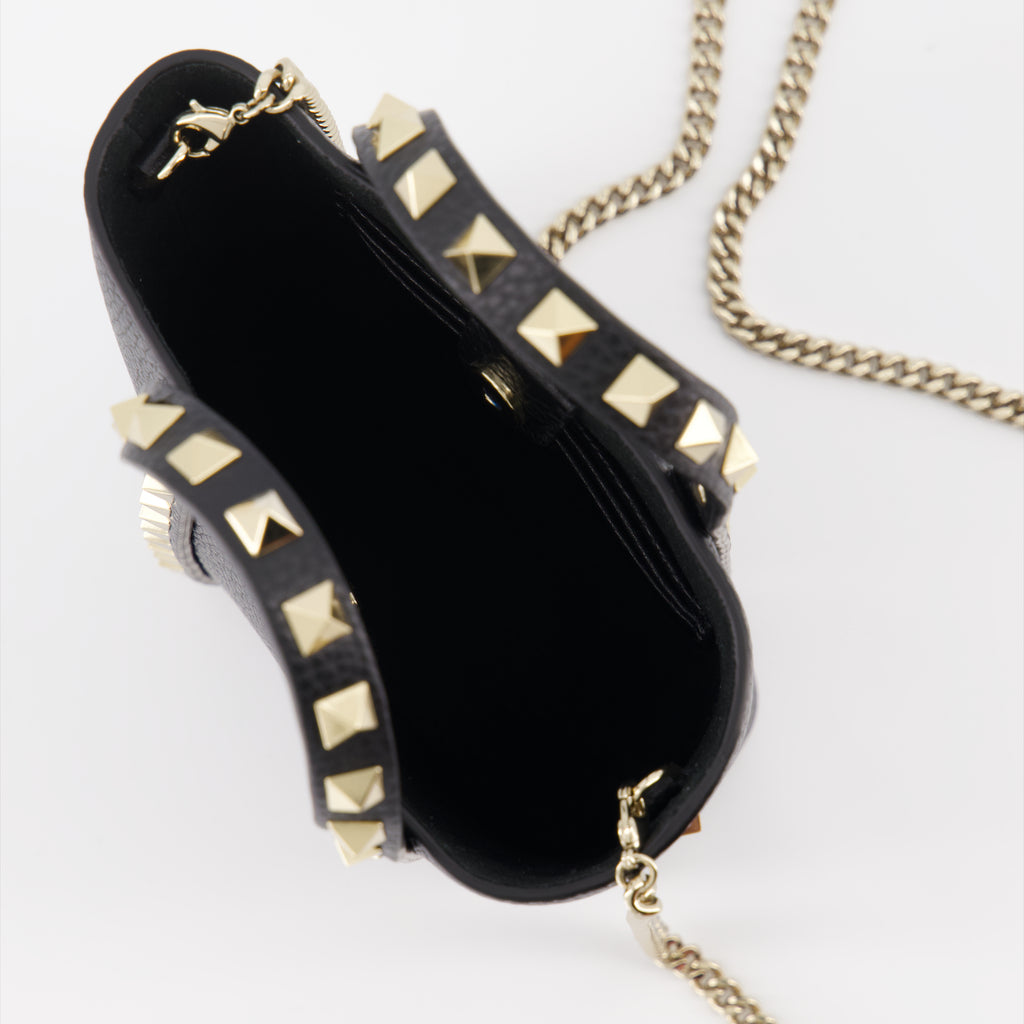 Borse secchiello Sac Rockstud Valentino Garavani Nero Femme