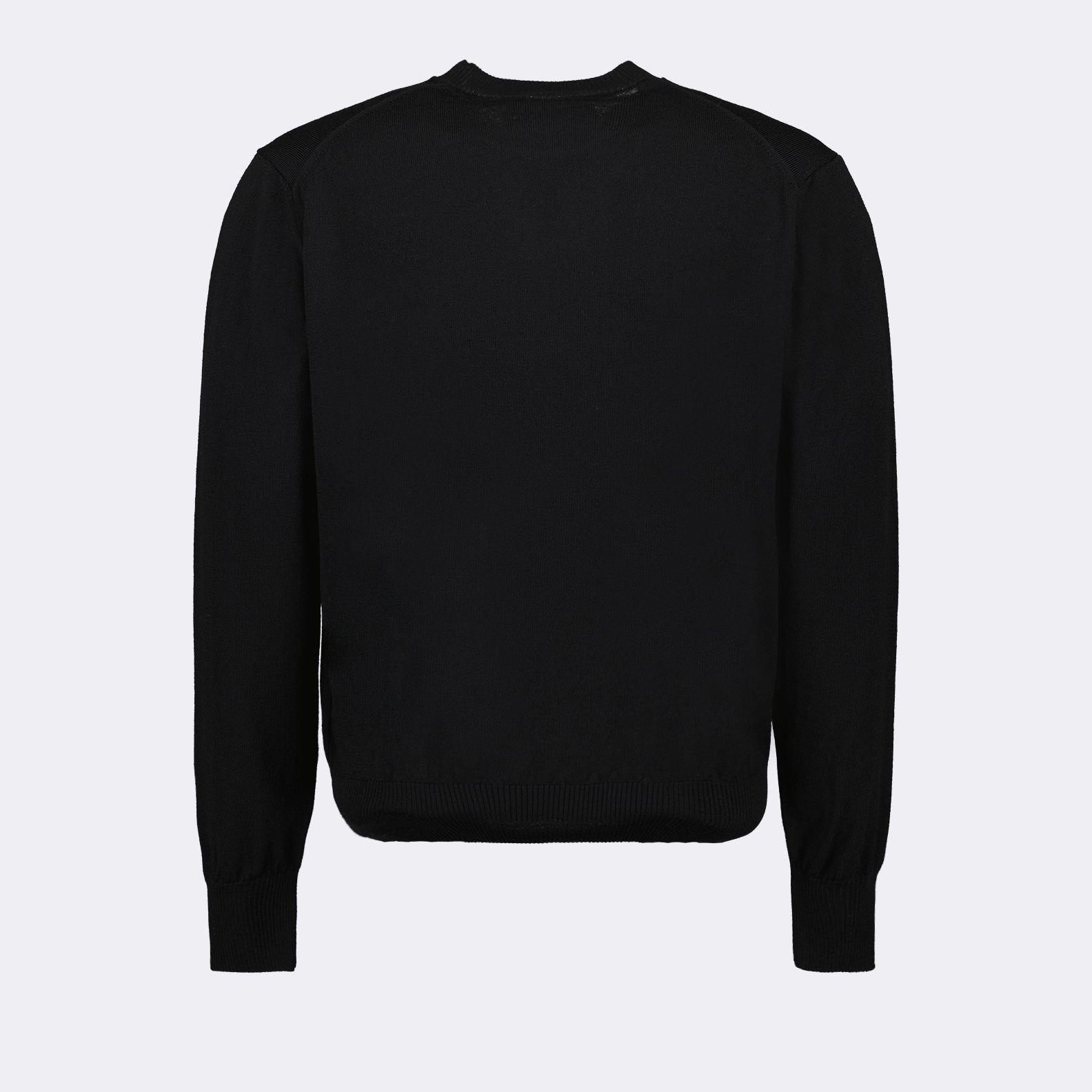 Maille Pull Ami de Coeur Ami PARIS Noir Homme