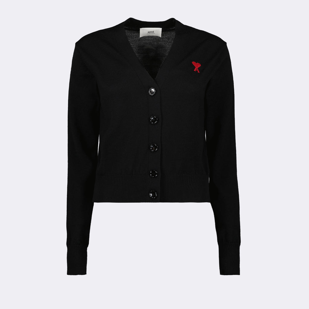 Knitwear Ami de Coeur Cardigan Ami PARIS Black Women