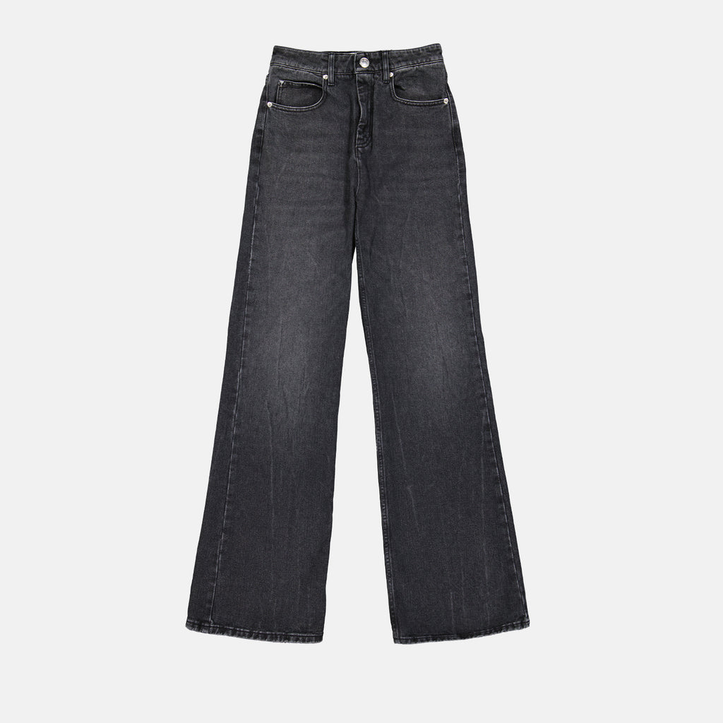 Calças Pantalon jean évasé Ami PARIS Preto Femme