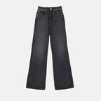 Calças Pantalon jean évasé Ami PARIS Preto Femme