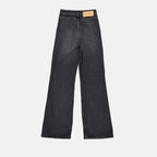 Calças Pantalon jean évasé Ami PARIS Preto Femme