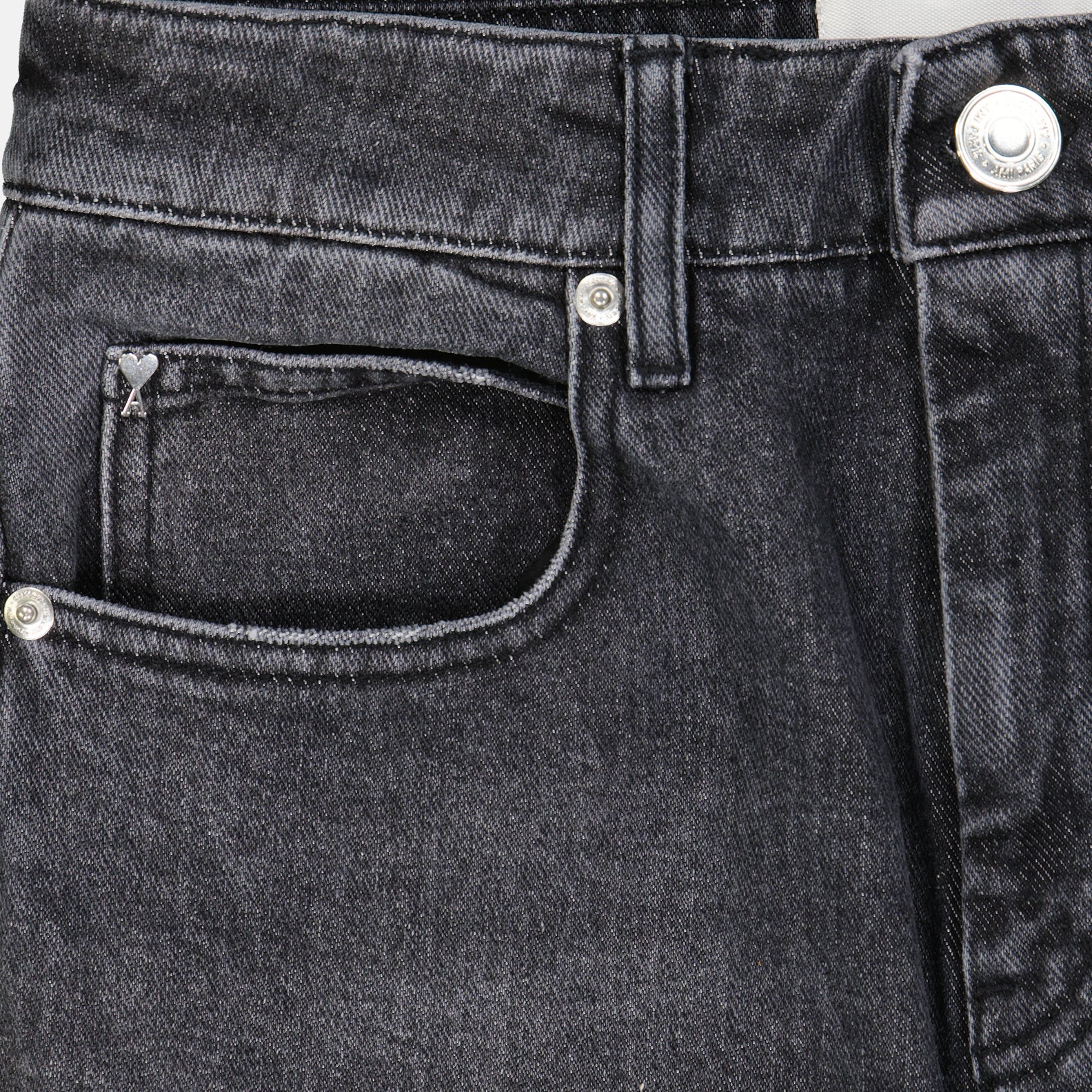 Calças Pantalon jean évasé Ami PARIS Preto Femme