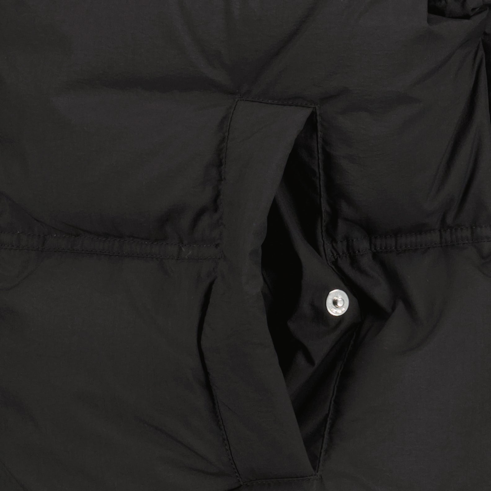 Chaquetas Chaleco de Plumas Sin Mangas Ami PARIS Negro Unisexo