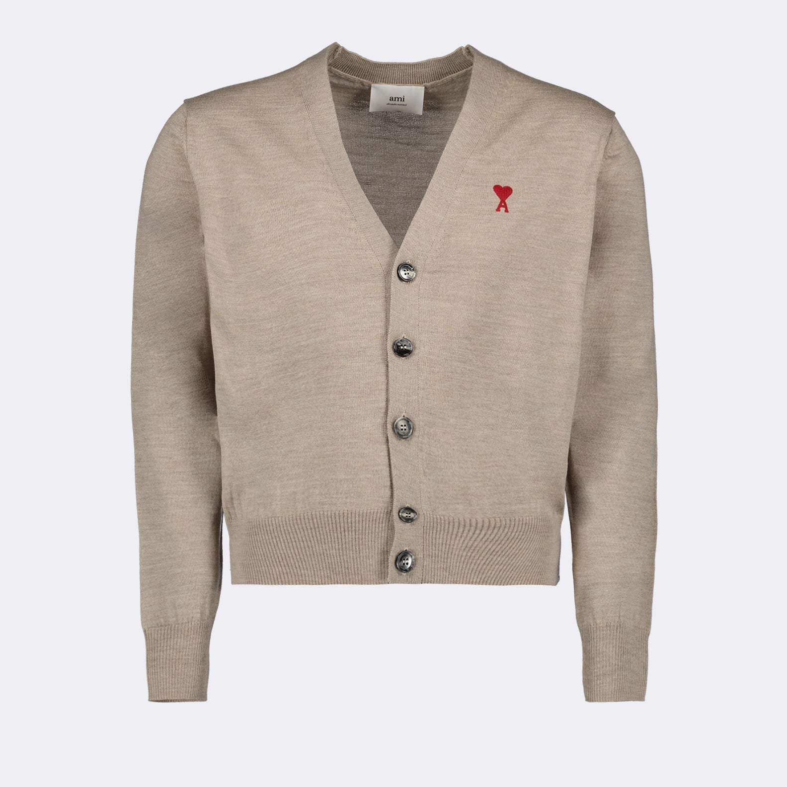 Malhas Cardigan Ami de Coeur Ami PARIS Bege Homme