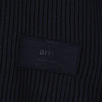 Prendas de punto Col roulé étiquette Ami PARIS azul oscuro Femme