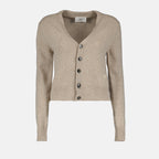 Maglieria Cardigan Ami de Coeur Ami PARIS Beige Femme