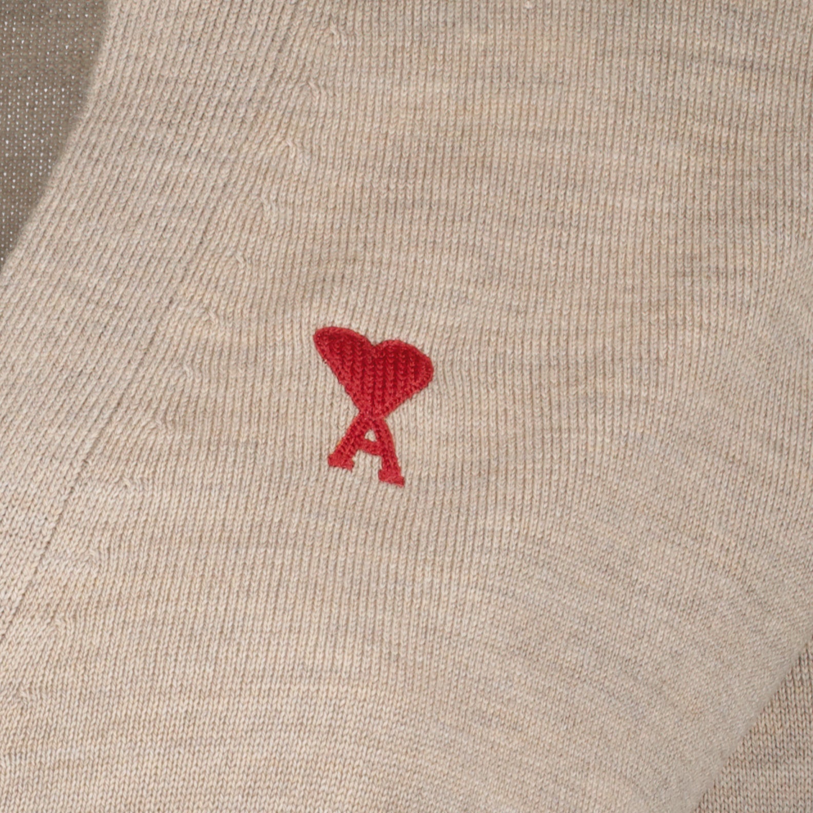 Maille Cardigan Ami de Coeur Ami PARIS Beige Femme