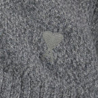 Maille Cardigan Ami de Coeur Ami PARIS Gris Femme