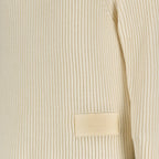 Maille Pull à étiquette Ami PARIS Beige Femme