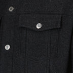 Chaquetas Veste en laine Ami PARIS Gris Unisexo
