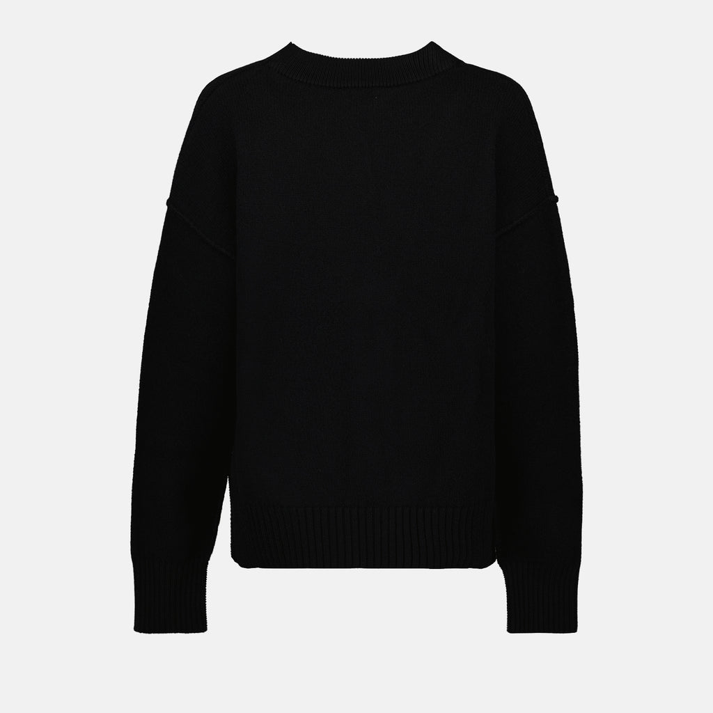 Malhas Cardigan Ami de Coeur Ami PARIS Preto Unissex