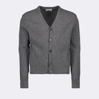 Malhas Cardigan Ami de Coeur Ami PARIS Cinza Homme