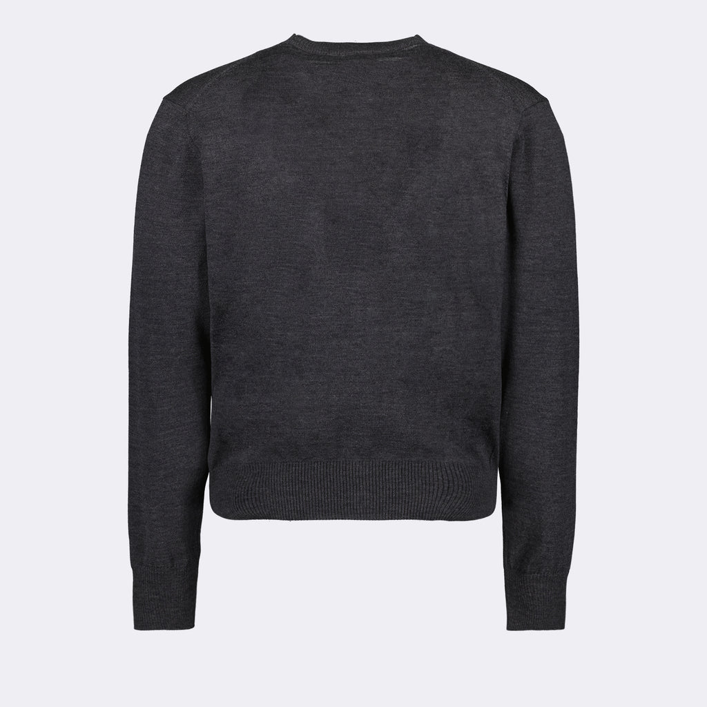 Malhas Cardigan Ami de Coeur Ami PARIS Cinza Homme