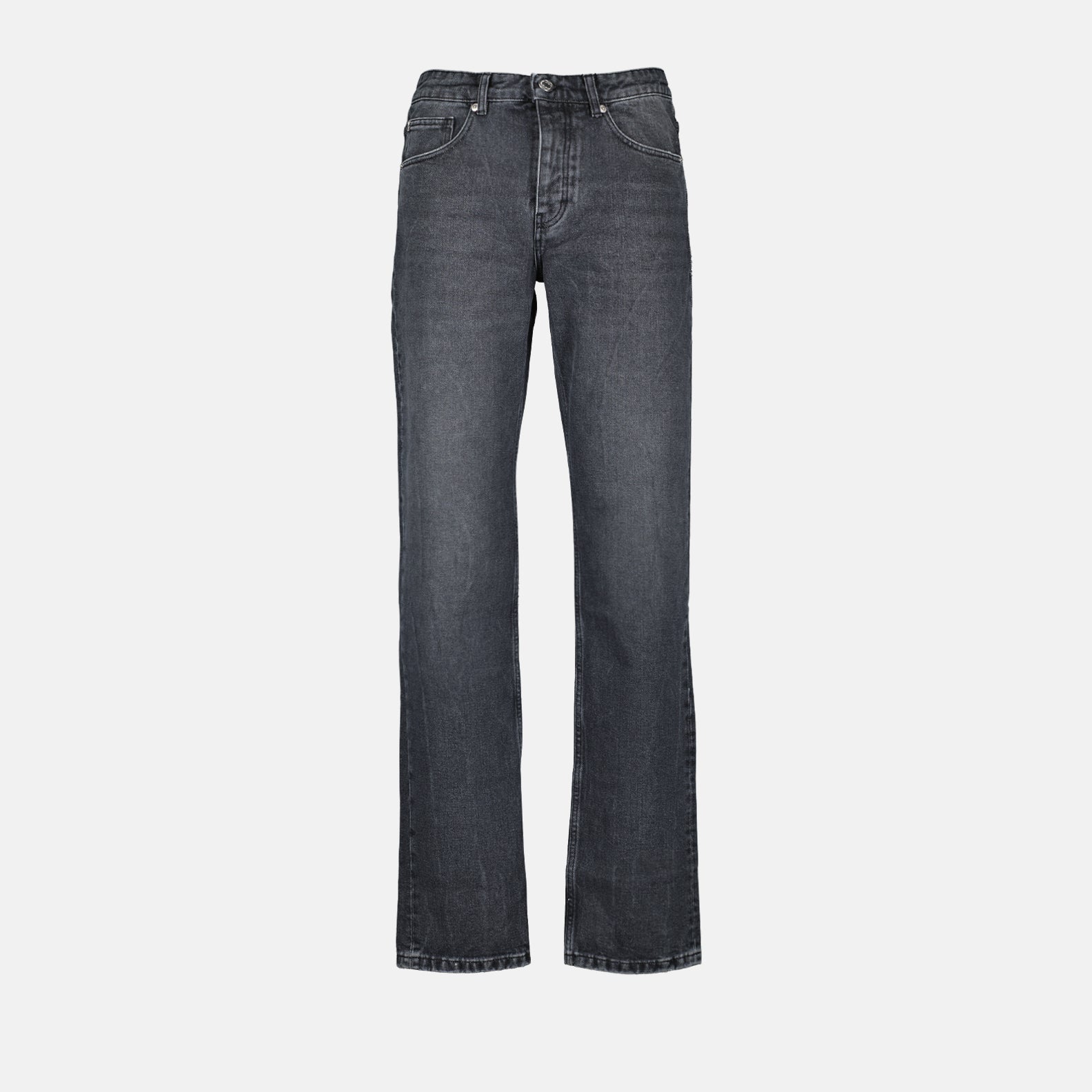 Pants Straight denim pants Ami PARIS Black Man