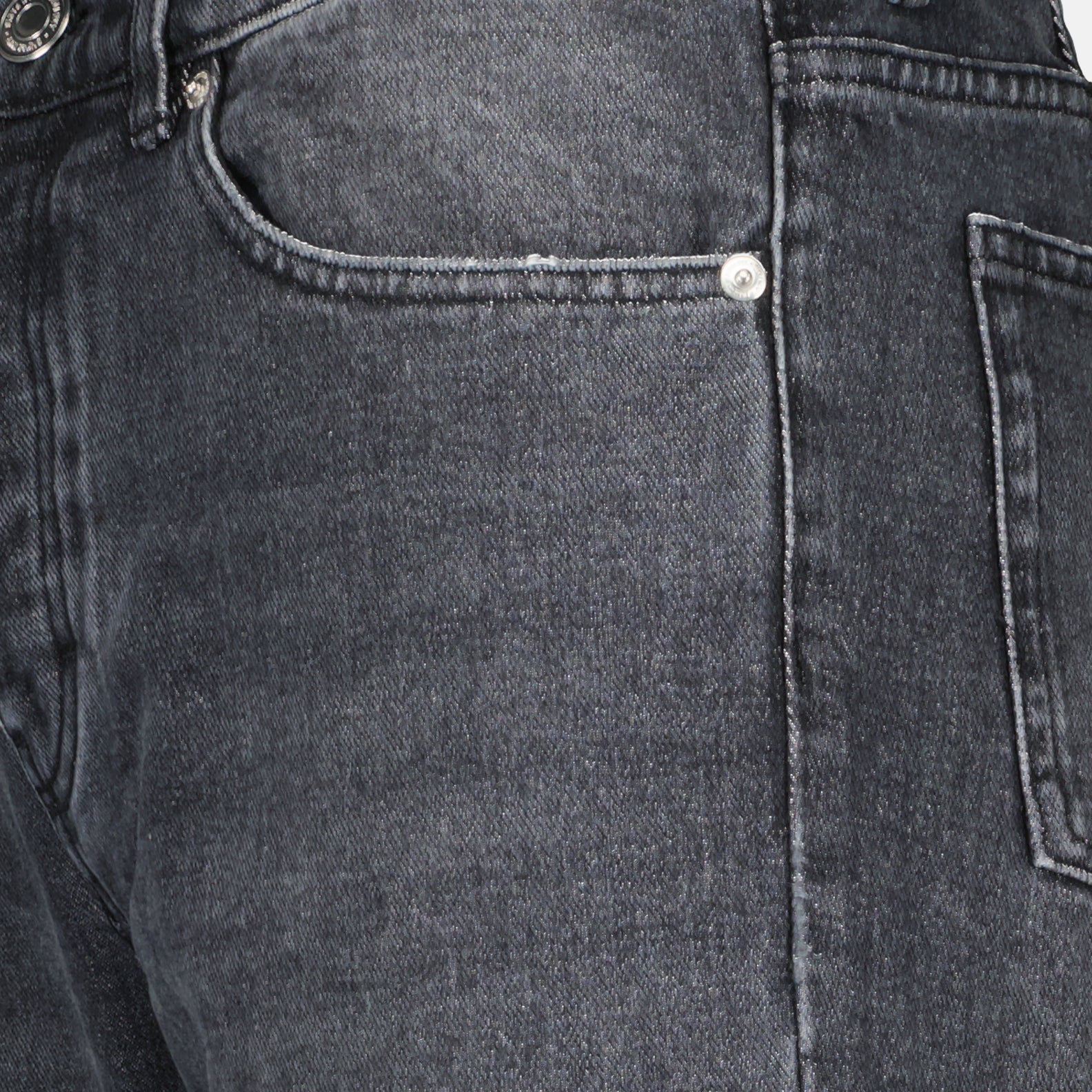 Pants Straight denim pants Ami PARIS Black Man