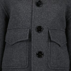Giacche Veste en laine Ami PARIS Grigio Homme