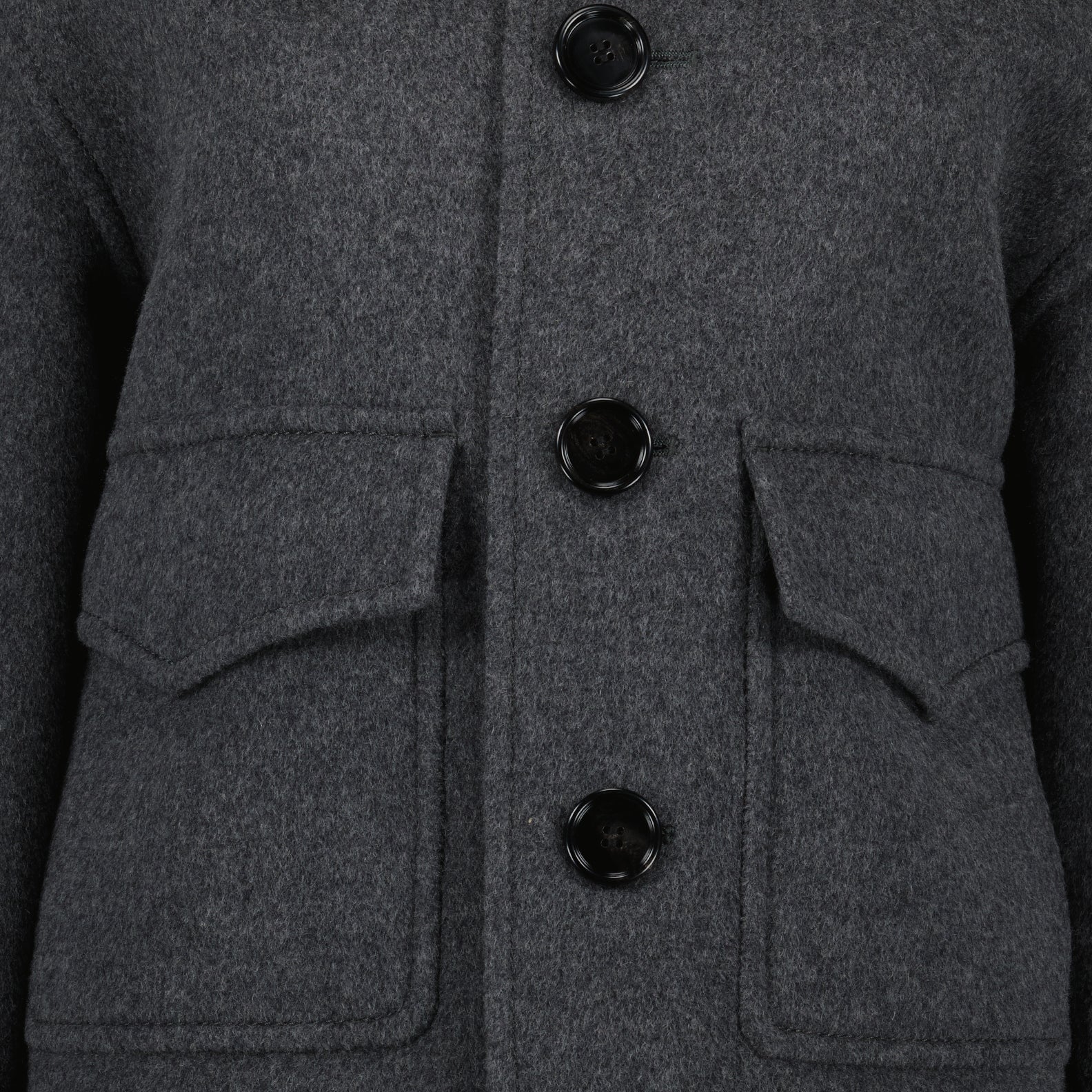 Giacche Veste en laine Ami PARIS Grigio Homme