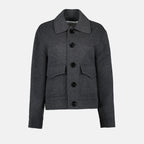 Giacche Veste en laine Ami PARIS Grigio Homme