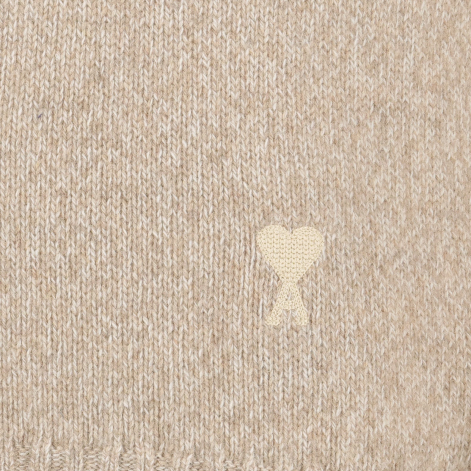 Maille Pull Ami de Coeur Ami PARIS Beige Homme