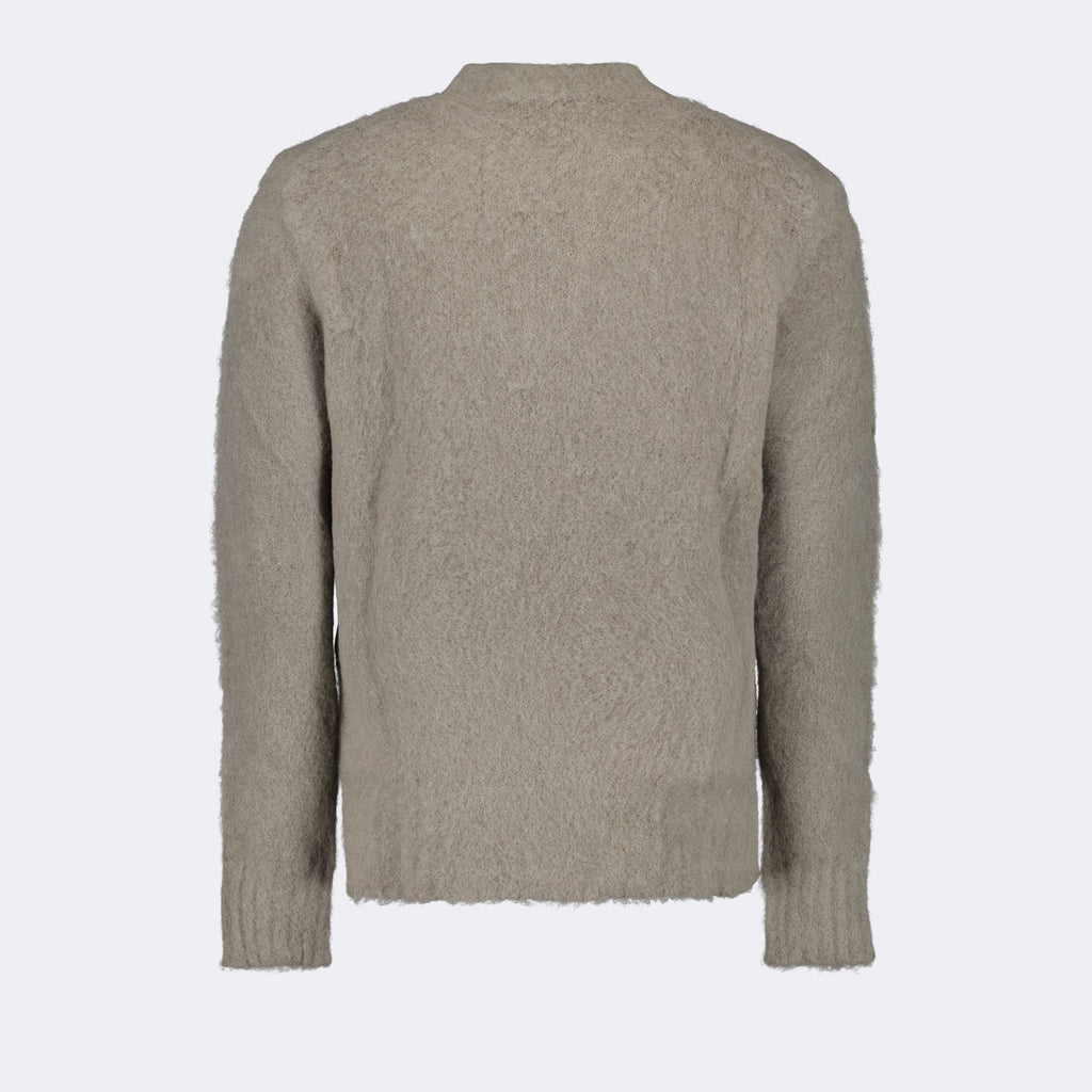 Maille Pull en alpaga Ami PARIS Beige Homme