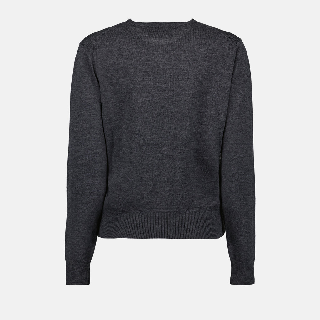 Maille Pull Ami de Coeur Ami PARIS Gris Femme