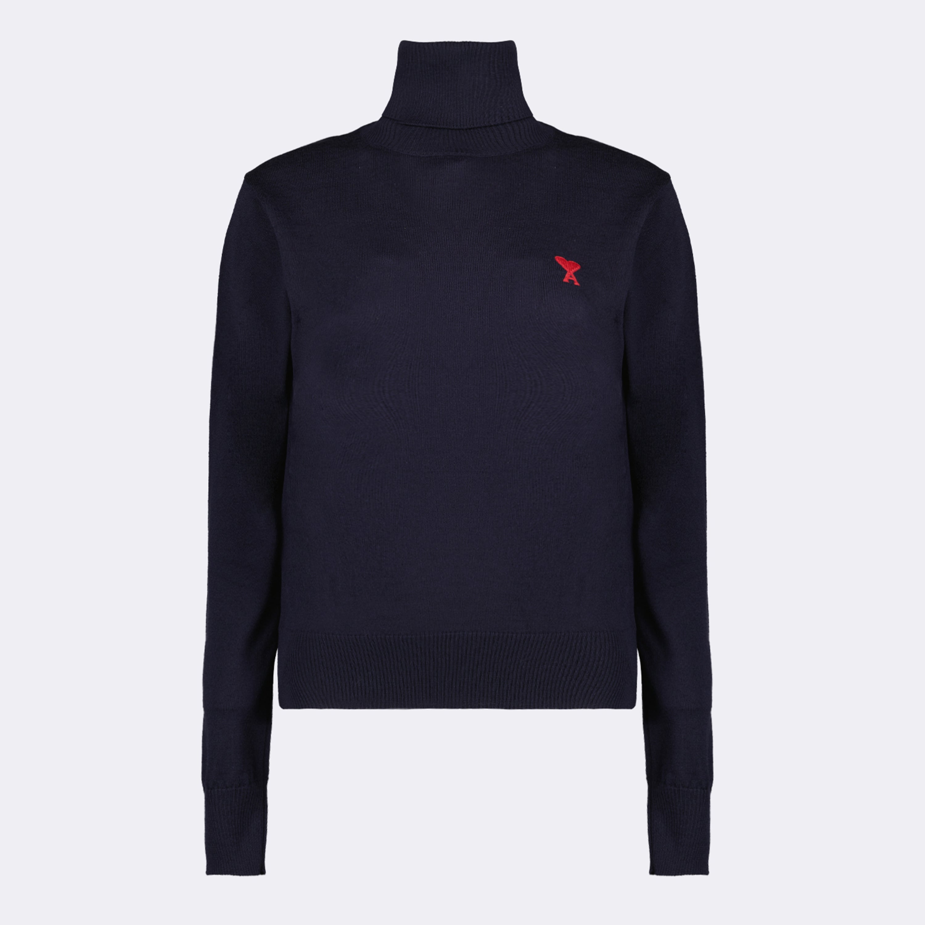 Knitwear Ami de Coeur turtleneck sweater Ami PARIS Blue Women