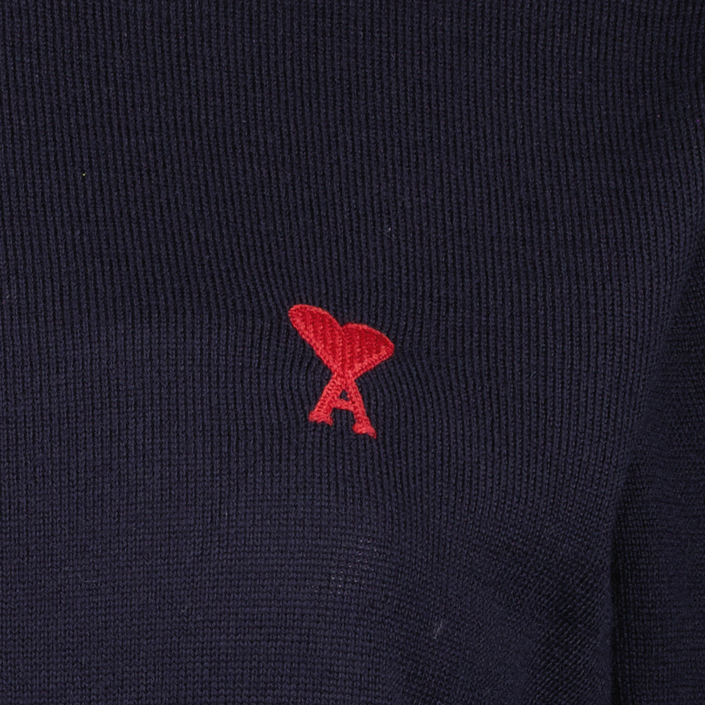 Maille Pull col roulé Ami de Coeur Ami PARIS Bleu Femme