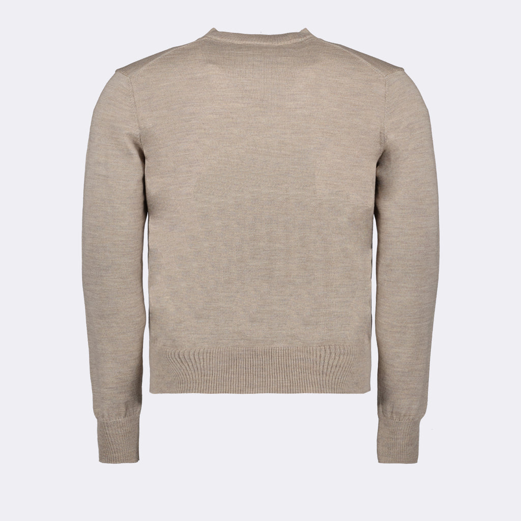 Knitwear Friend of Heart Sweater Ami PARIS Beige Man