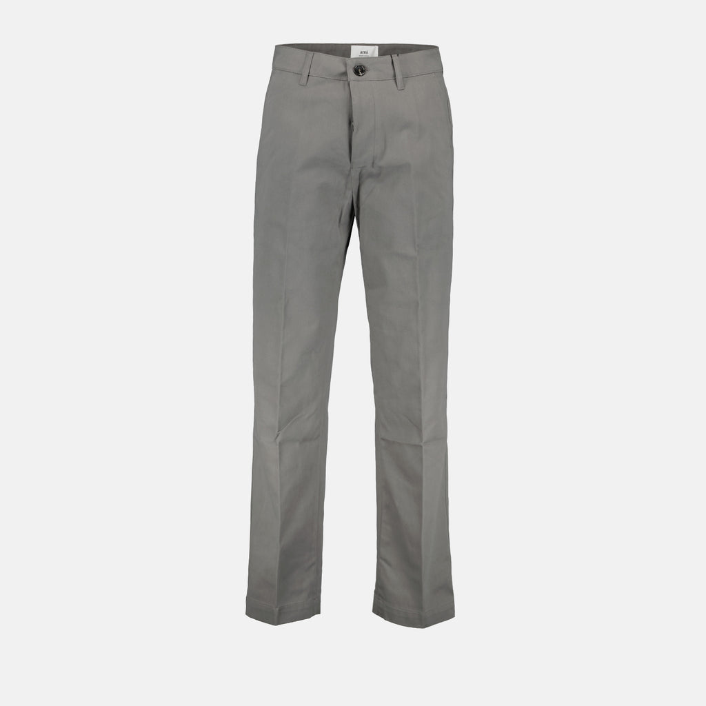 Pantalons Pantalon chino Ami PARIS Gris Homme