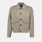 Vestes Veste en laine Ami PARIS Beige Homme