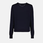 Knitwear Friend of Heart Sweater Ami PARIS Blue Women