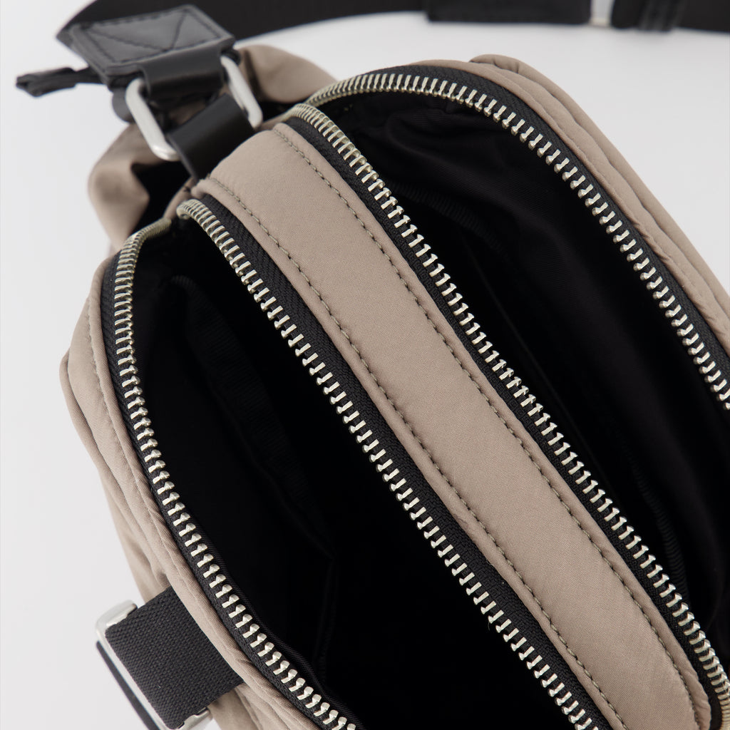 Crossbody bags Nylon shoulder bag Ami PARIS Brown Man