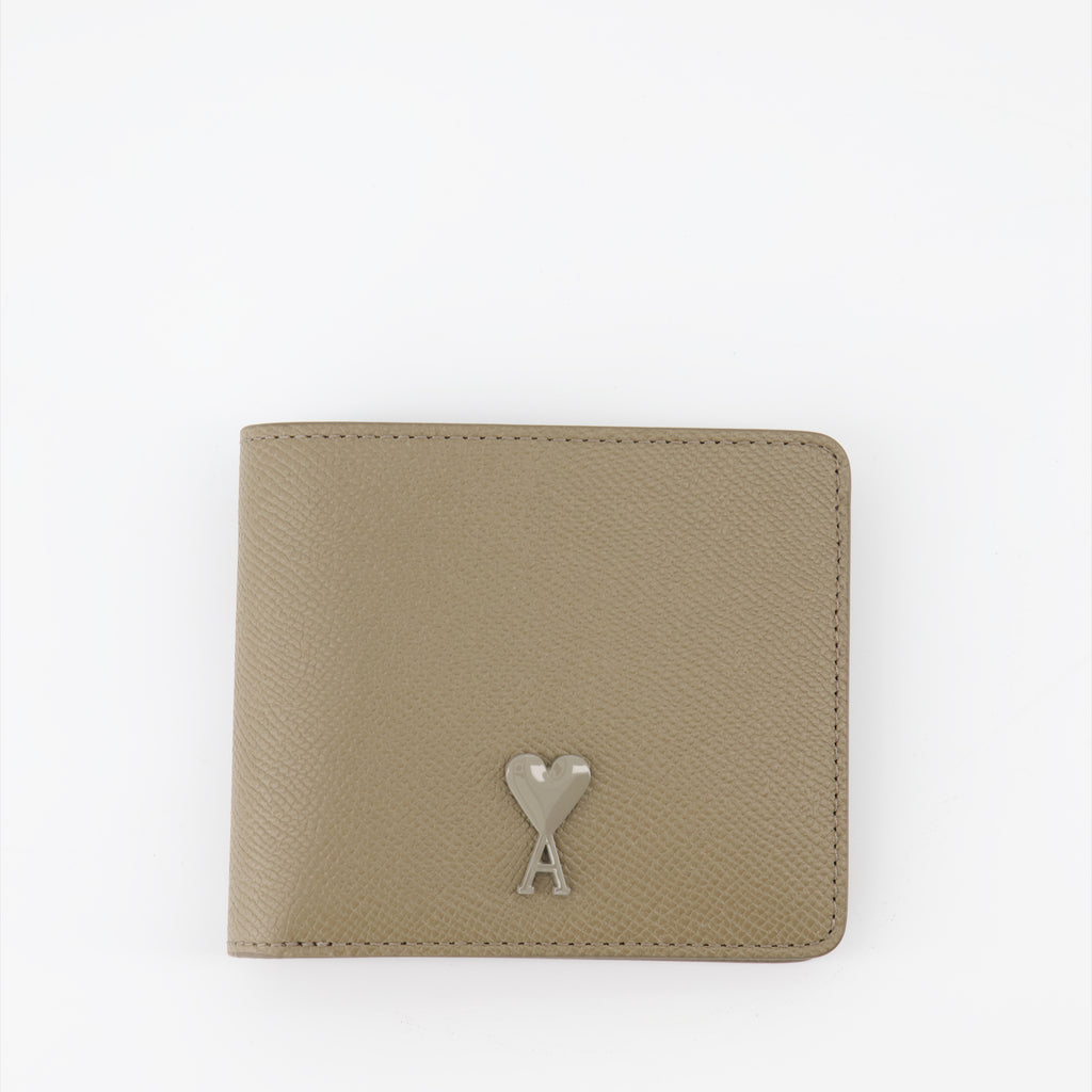 Small leather goods Friend of Heart Wallet Ami PARIS Brown Man