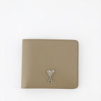 Small leather goods Friend of Heart Wallet Ami PARIS Brown Man