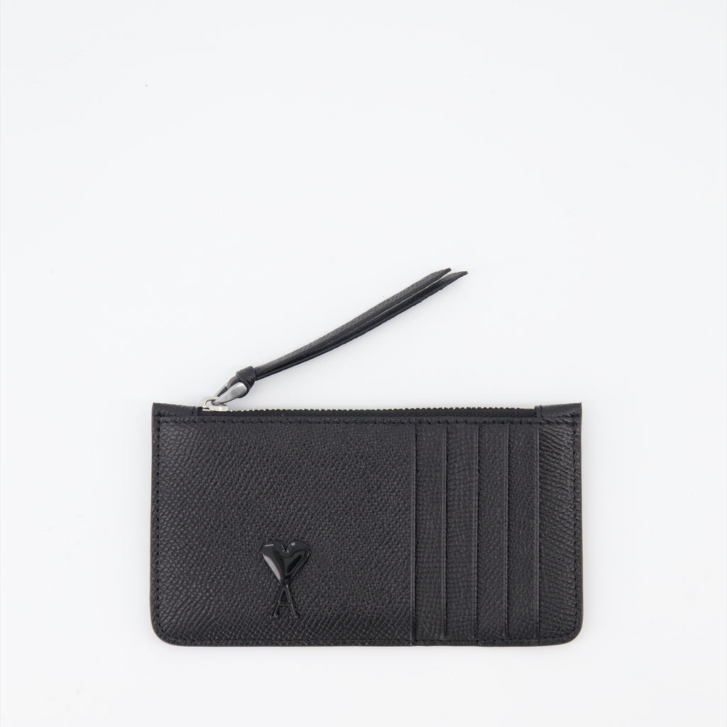Piccola pelletteria Porte-cartes Ami de Coeur Ami PARIS Nero Homme