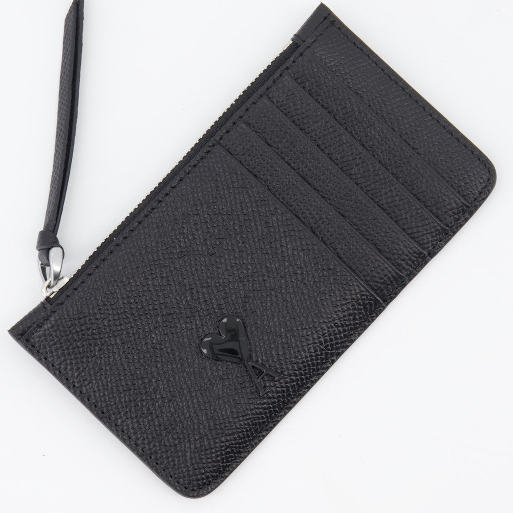 Piccola pelletteria Porte-cartes Ami de Coeur Ami PARIS Nero Homme