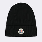 Hats, caps and beanies Logo beanie Moncler Black Man