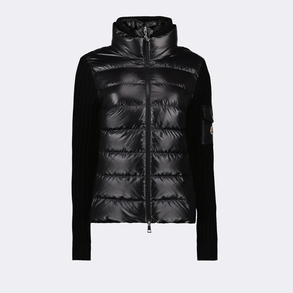 재킷 Veste bi-matière Moncler 검은색 Femme