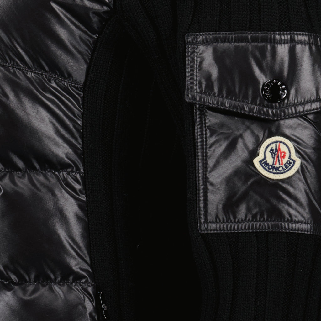 재킷 Veste bi-matière Moncler 검은색 Femme