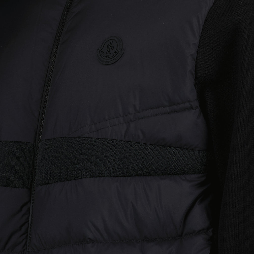 재킷 Veste bi-matière Moncler 검은색 Homme