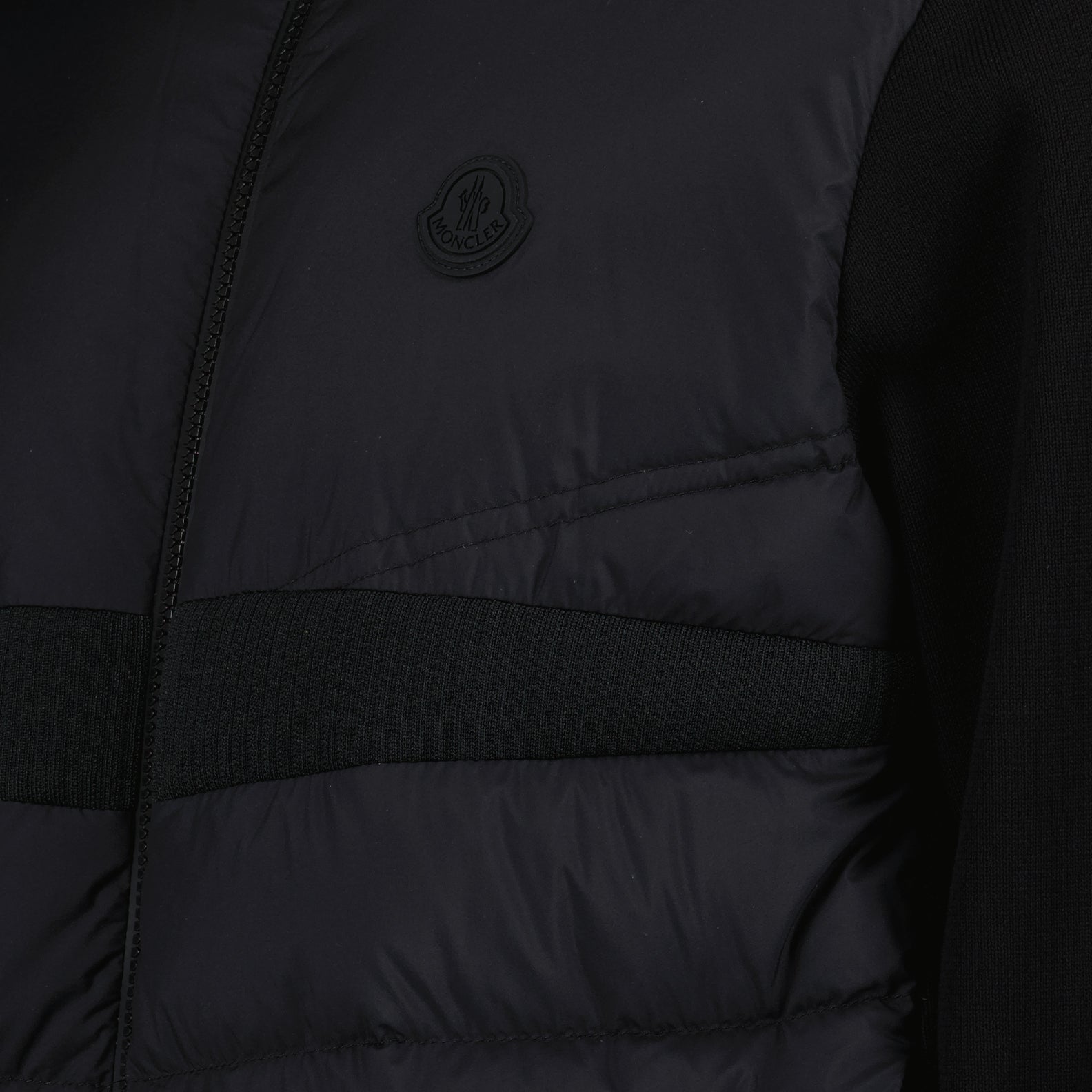 재킷 Veste bi-matière Moncler 검은색 Homme